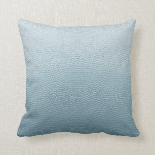 Cojín Decorativo Cuero azul pastel