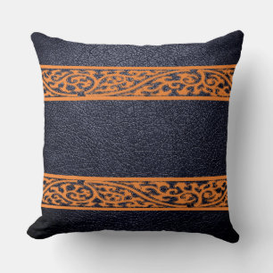 Cojín Decorativo Cuero negro