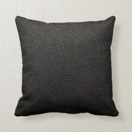 Cojín Decorativo Cuero negro