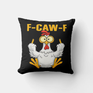 Cojín Decorativo Cuervo F-Caw-F Humor Divertido Gótico