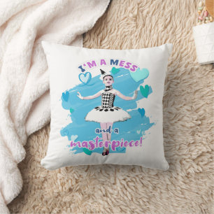 Cojín Decorativo Cuesta que soy una bailarina de Mess y Masterpiece