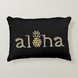 Cojín Decorativo Cuidada acuarela Piña de manzana Aloha Acento Pill