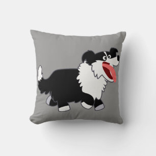 Cojín Decorativo Cuidada feliz Personalizado borde collie Pillow