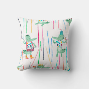 Cojín Decorativo Cuidados cocoteros con instrumentos musicales. Wat