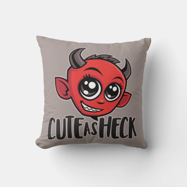 Cojín Decorativo Cuidar como el diablo (Anverso)