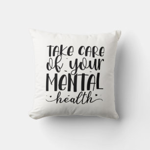 Cojín Decorativo Cuidar su salud mental