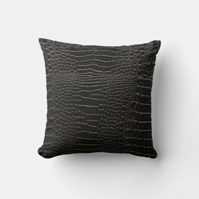 Cojín Decorativo cuir alligator (Anverso)
