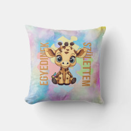 Cojín Decorativo Cuki affirmációk | SNI Zsiráf | Egyedinek
