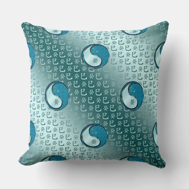 Cojín Decorativo Culebra de Agua (Anverso)