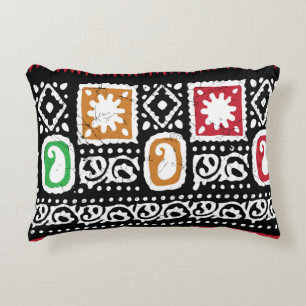 Cojín Decorativo Cultura india: Diseño de arte tradicional