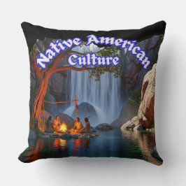 Cojín Decorativo Cultura rústica nativa americana