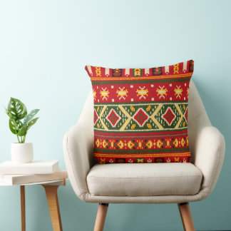 Cojín Decorativo Cultural Christmas Geometric Festive 
