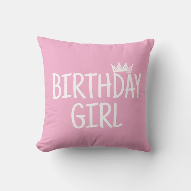 Cojín Decorativo Cumpleañera (Anverso)