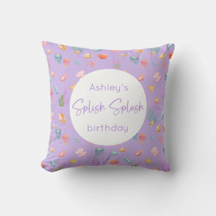 Cojín Decorativo Cumpleaños bajo el mar