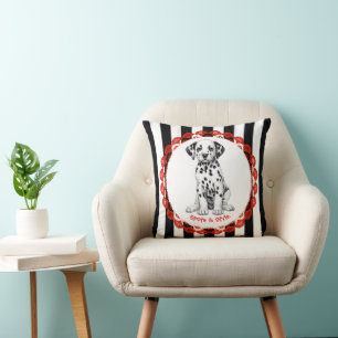 Cojín Decorativo Cumpleaños con estampado de dálmata Fiesta de ne