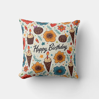 Cojín Decorativo Cumpleaños Cushion