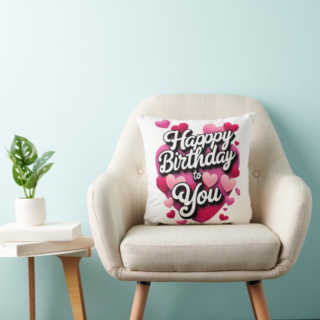 Cojín Decorativo cumpleaños feliz (Silla)
