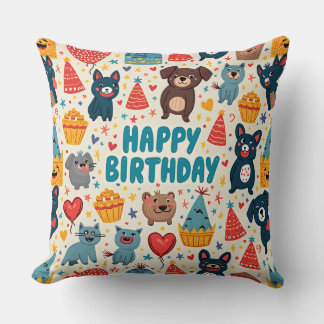 Cojín Decorativo Cumpleaños Pillow Cushion
