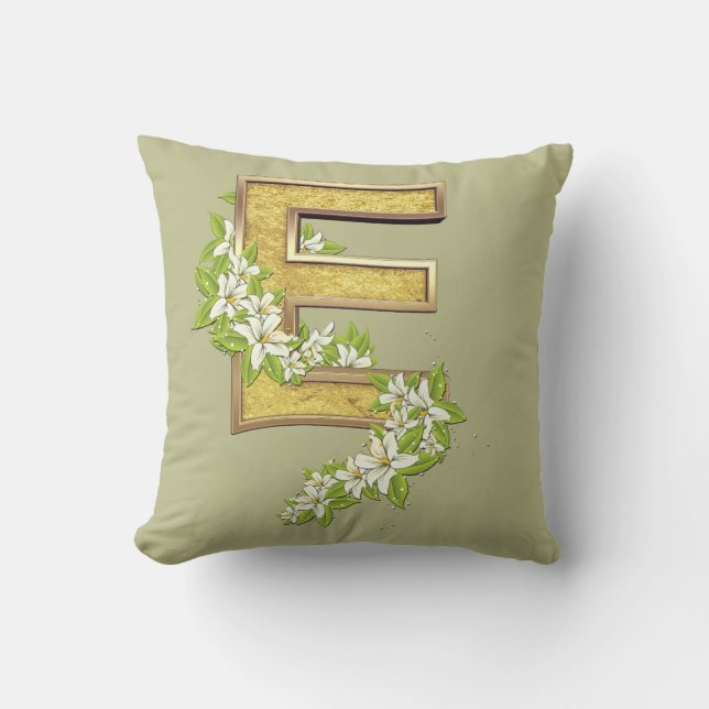Cojín Decorativo Cumpleaños-Steampunk-Capital-letra (Anverso)