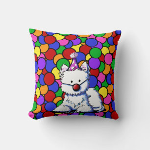 Cojín Decorativo Cumpleaños Westie Dog Pillow