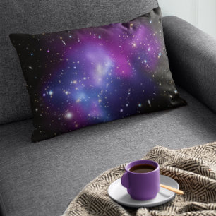 Cojín Decorativo Cúmulo de galaxias púrpura