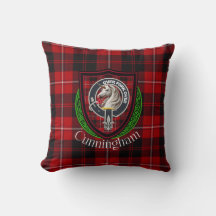 Cunningham Scottish Clan Tartan & Escudo
