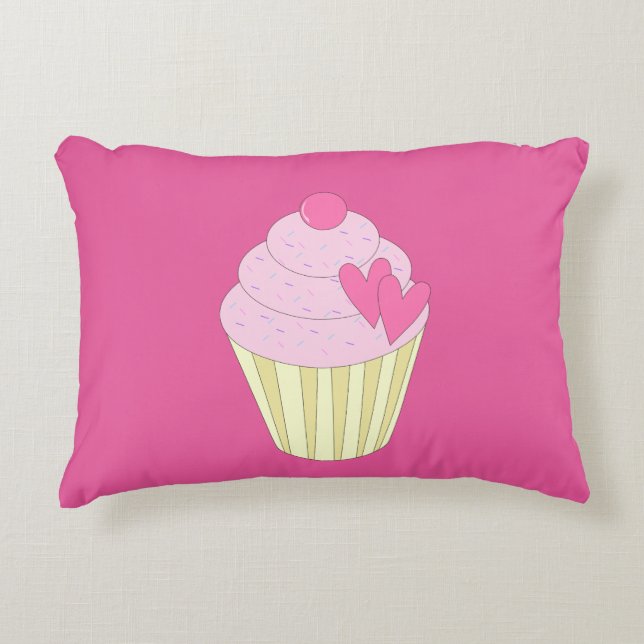 Cojín Decorativo Cupcake Decorado illusima (Anverso)