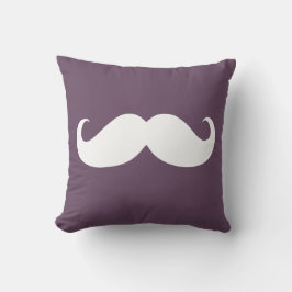 Cojín Decorativo Curioso bigote blanco 26