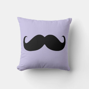 Cojín Decorativo Curioso bigote negro 3