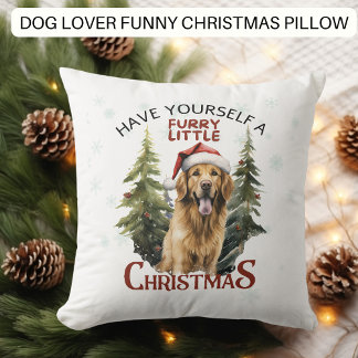Cojín Decorativo Curiosos Perros Furry Pequeños Navidades