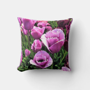 Cojín Decorativo Curly Sue Purple Tulips, Oregón