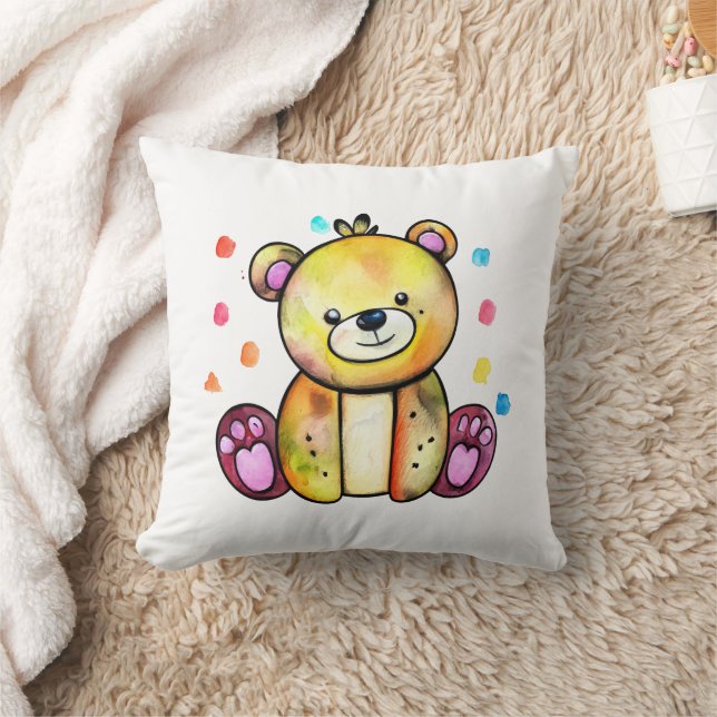 Cojín Decorativo Curte Bear Guay Teddy positivo (Manta)