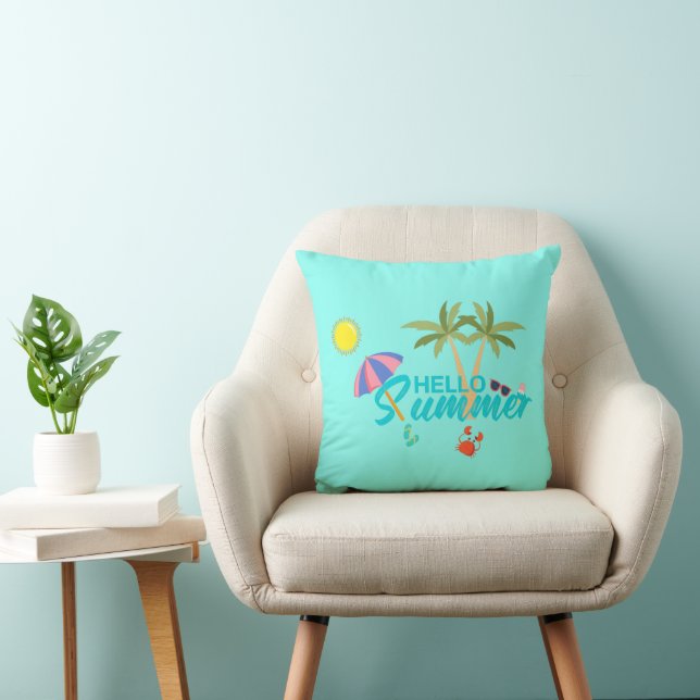Cojín Decorativo Curte Hello Summer (Silla)