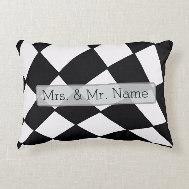 Cojín Decorativo Curved Grid | Modern  (Anverso)