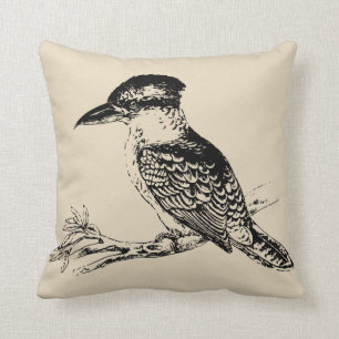 Cojín Decorativo Cushion australiano Kookaburra Beige