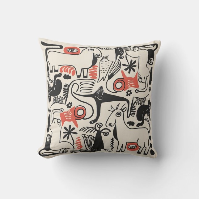 Cojín Decorativo Cushion bestiar de Picasso (Anverso)