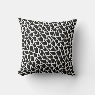 Cojín Decorativo Cushion blanco y negro elegante