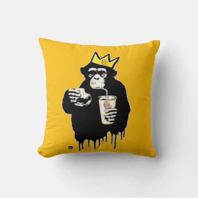 Cojín Decorativo Cushion | Burger Kong (Anverso)