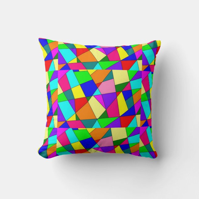 Cojín Decorativo Cushion colorido-abstracto (Anverso)