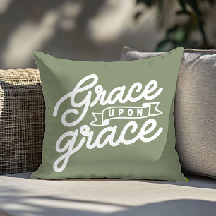 Cojín Decorativo Cushión Cristiano Verde Oliva Granja Gracia