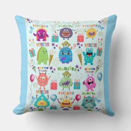 Cojín Decorativo Cushion de amigos - Tema de monstruo