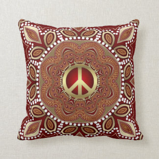 Cojín Decorativo Cushion de Batias Tribales de la Tierra de la Paz 