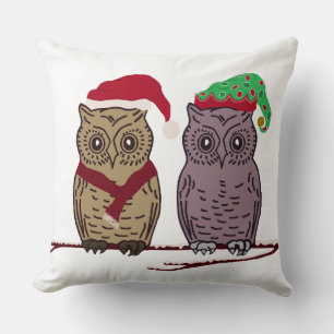Cojín Decorativo Cushion de búho de Santa y Elf