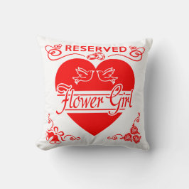 Cojín Decorativo Cushion de chica flor reservado para la chica flor