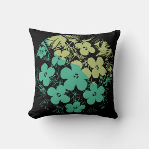 Cojín Decorativo Cushion de Círculo de Bloom Tropical