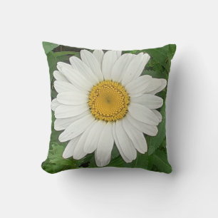 Cojín Decorativo Cushion de dispersión de margarita blanca