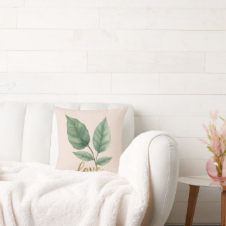 Cojín Decorativo Cushion de doble cara de la hoja de amor