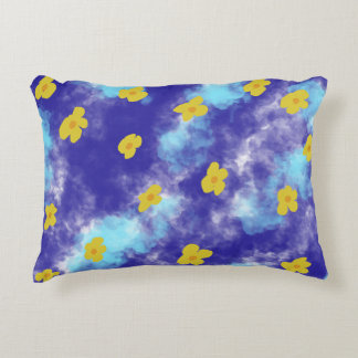 Cojín Decorativo Cushion de énfasis de flores amarillas