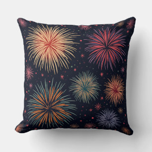 Cojín Decorativo Cushion de fuegos artificiales