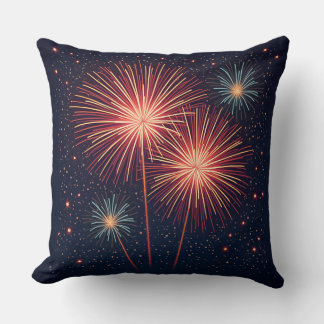 Cojín Decorativo Cushion de fuegos artificiales
